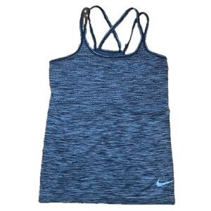 Nike Dri-Fit Racerback Athletic Tank Top Gray Size XS